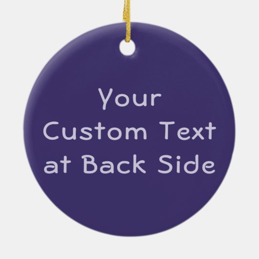 Tooth Funeral Keramik Ornament (Hinten)