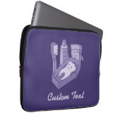 Tooth Funertod Laptop Sleeve (Vorne Rechts)