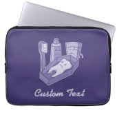 Tooth Funertod Laptop Sleeve (Vorderseite)