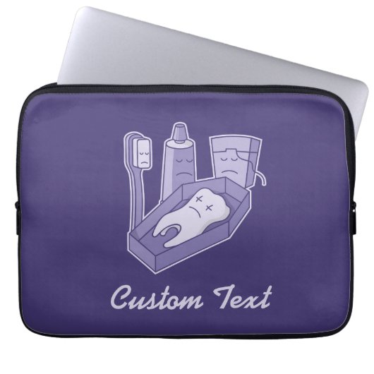 Tooth Funertod Laptop Sleeve (Vorderseite)