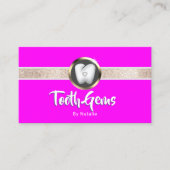 Tooth Gems Teeth Whitening Dental Crystal Salon Visitenkarte (Vorderseite)
