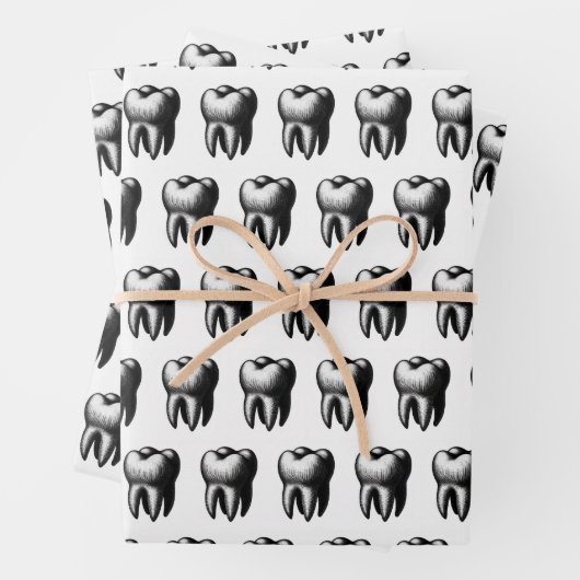 Tooth Geschenkpapier Set (Beispiel)