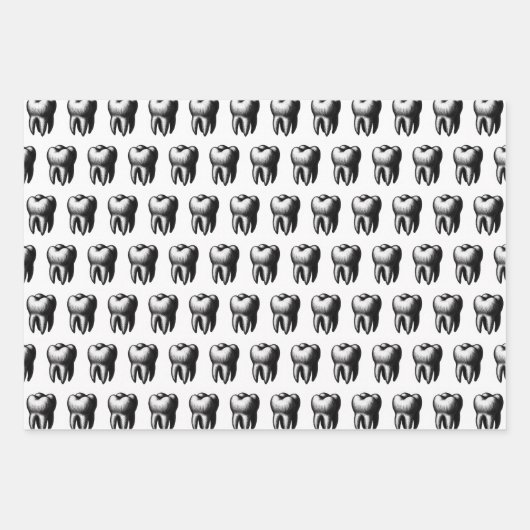 Tooth Geschenkpapier Set (Vorderseite)