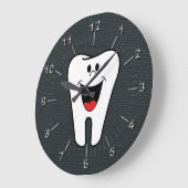 Tooth Große Wanduhr (Winkel)