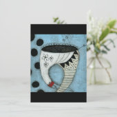 Tooth hat eine nette Pants Grußkarte Karte (Stehend Vorderseite)