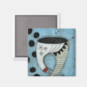 Tooth hat Nice Pants Kühlschrank Magnet (Vorderseite/Rückseite)
