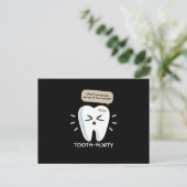 Tooth Hurty Dentist Dentist Postkarte (Stehend Vorderseite)