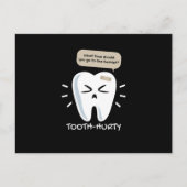Tooth Hurty Dentist Dentist Postkarte (Vorderseite)