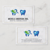 Tooth Logos Visitenkarte (Vorne/Hinten)