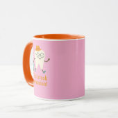 Tooth machte Urlaub Kaffeetasse | Lustiger Zahn (Vorderseite Links)