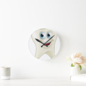 Tooth man runde wanduhr (Zuhause)