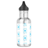 Tooth Muster Wasserflaschenmuster Edelstahlflasche (Links)