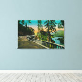 Tooth Rock on Columbia River, OR Leinwanddruck (Insitu (Holzboden))