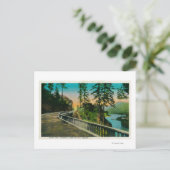 Tooth Rock on Columbia River, OR Postkarte (Stehend Vorderseite)
