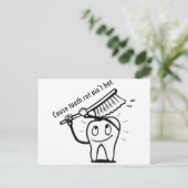 Tooth Rot Ain't Hot Postkarte (Stehend Vorderseite)