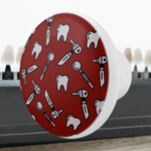 Tooth sei gesagt | Burgundy Dental Keramik Knob