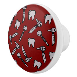 Tooth sei gesagt | Burgundy Dental Keramik Knob Keramikknauf