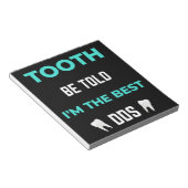 Tooth sei gesagt, ich bin die beste DS Notizblock (angewinkelt)