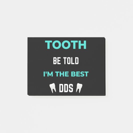 Tooth sei gesagt, ich bin die beste DS Post-it Klebezettel (Vorderseite)