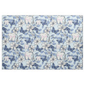 Tooth Toile / Zahnfloral in der Blues Stoff (Fat Quarter (45,7 x 55,9 cm))