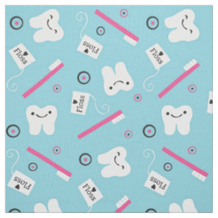 Tooth Toss in Blue Stoff