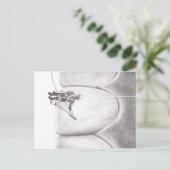 Tooth Washer Post Card Postkarte (Stehend Vorderseite)