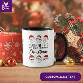 TOOTH WERDEN TOLD Dental Christmas Floss Falloophy Tasse