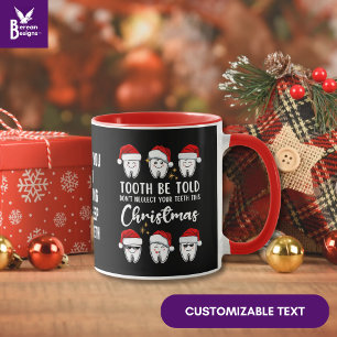 TOOTH WERDEN TOLD Dental Christmas Floss Floss-oph Tasse