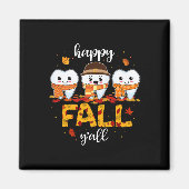 Tooth Zähne glücklichen Fall Y'all Zahnarzt Danke Magnet (Vorne)