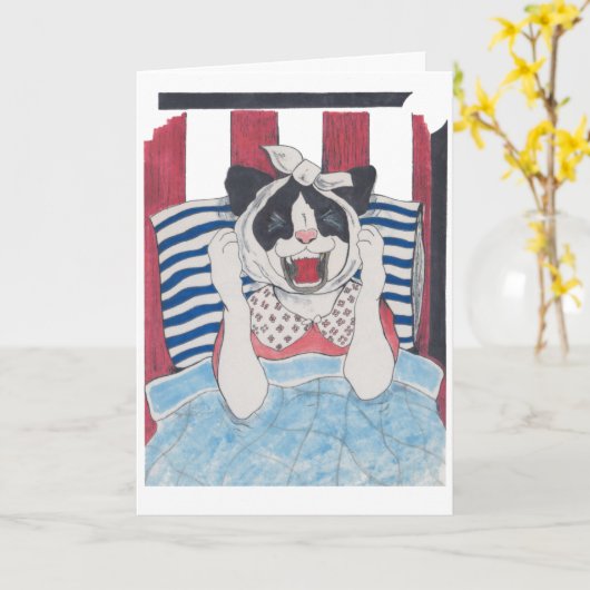 Toothache Get Well Card Karte (Gelbe Blume)