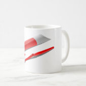 Toothbrush And Toothpaste Kaffeetasse (VorderseiteRechts)