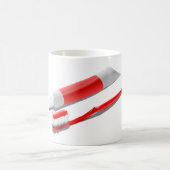 Toothbrush And Toothpaste Kaffeetasse (Mittel)