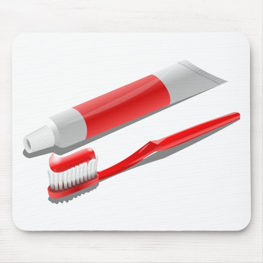 Toothbrush And Toothpaste Mousepad (Vorne)