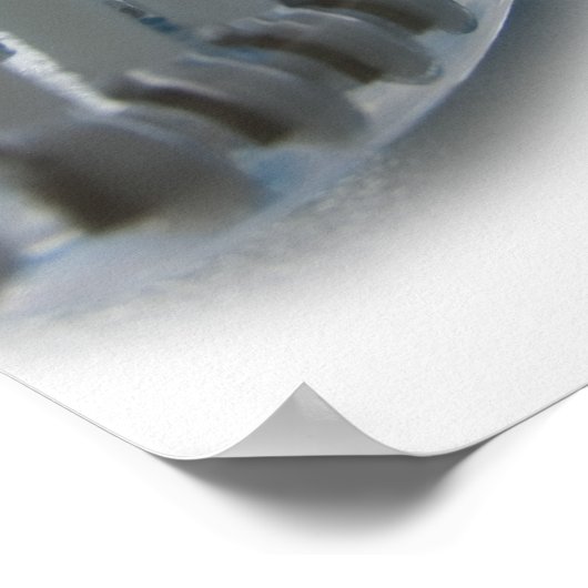 Toothbrush and Toothpaste Poster (Ecke)