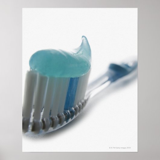 Toothbrush and Toothpaste Poster (Vorne)