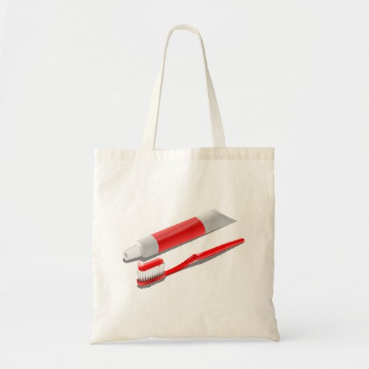 Toothbrush And Toothpaste Tragetasche (Vorne)