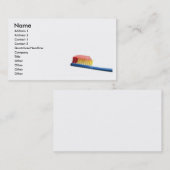 Toothbrush-Visitenkarte Visitenkarte (Vorne/Hinten)