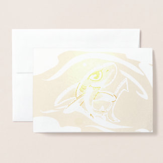 Toothinning Shark Foil Card Folienkarte