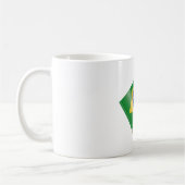 Toothpick mit brasilianischer Flagge Kaffeetasse (Links)