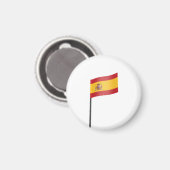 Toothpick mit spanischer Flagge Magnet (Vorderseite/Rückseite)