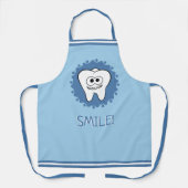 Toothy Dentist Blue Schürze (Vorderseite)
