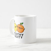 Toothy Fruity Funny Fruit Pun Kaffeetasse (Vorderseite Links)
