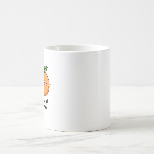 Toothy Fruity Funny Fruit Pun Kaffeetasse (Mittel)