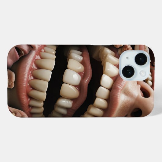 Toothy iPhone Case (Rückseite (Horizontal))