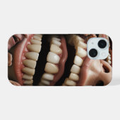 Toothy iPhone Case 15 Hülle (Rückseite (Horizontal))