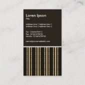 Toothy Lines Visitenkarte (Rückseite)