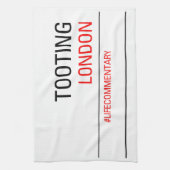 Tooting #LifeKommentar Geschirrtuch (Vertikal)