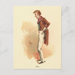 Toots von Kyd von Charles Dickens' Dombey und Son Postkarte