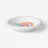 Tootsie Frucht Regenbogenpapier Bowl Pappteller (Gewinkelt)