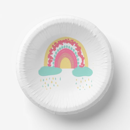Tootsie Frucht Regenbogenpapier Bowl Pappteller (Vorderseite)
